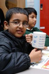 boy with mug